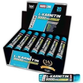Resim Hardline L-Carnitine 3000 MG Matrix 20 Ampül 