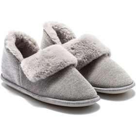 Resim Martha Kadın Peluş Ev Botu Gri 37/41 Gri 