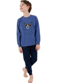 Resim Rolypoly Rp3659-2 Erkek Çocuk Kışlık İkili Pijama Takım Okyanus 