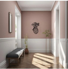 Resim Lazer Kesim Metal Duvar Dekoru Kalp Ve Beyin Heart And Brain Metal Duvar Tablosu Soyut 