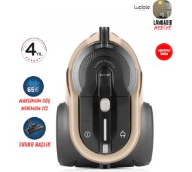 Resim Arzum Turbo Başlıklı Hepa 13 Alerjik Filtreli Emiş Gücü Ayarlı Premium Torbasız Süpürge - Tasarım Ödüllü 