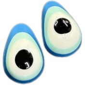 Resim OTO SÜSLEN İSTANBUL Polyester Nazar Boncuğu Plaka Araç Aksesuarı 