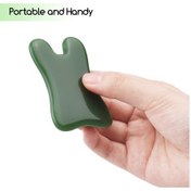 Resim Qingmipy Doğal Yeşim Taşı Gua Sha Seti: 5 Farklı Şekil İle Cilt Bakımı Ve Rahatlama 