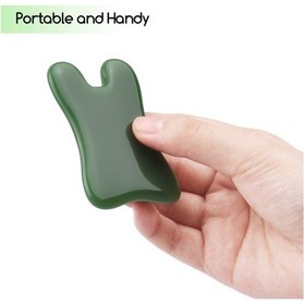 Resim Qingmipy Doğal Yeşim Taşı Gua Sha Seti: 5 Farklı Şekil İle Cilt Bakımı Ve Rahatlama 