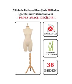 Resim 38 Beden Vitrin Amaçlı Pantolon Giyebilen Iğne Batmaz Vitrin Mankeni Terzi Mankeni 