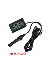 Resim Kuluçka Makinası için Digital Problu Sıcaklık ve Nem Ölçer Higrom 