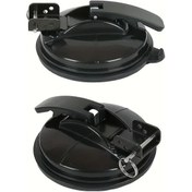 Resim Cordial 2 Adet Taşınabilir Kilitlenebilir Dayanıklı Rv Vantuzlu Güneşlik Braketi 