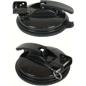 Resim Cordial 2 Adet Taşınabilir Kilitlenebilir Dayanıklı Rv Vantuzlu Güneşlik Braketi 