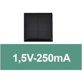 Resim 1,5V-250Ma Güneş Paneli (Solar Panel) 