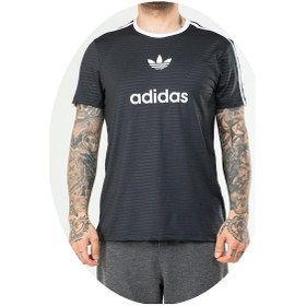 Resim Adidas Ef-4380 Erkek Polyester T-shirt Antrasit 