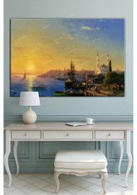 Resim Ivan Aivazovsky Konstantinopolis Ve Boğaziçi Görünümü Kanvas Tablo 70 x 50 