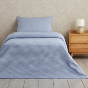 Resim English Home Tek Kişilik Nevresim Seti Koyu Mavi 