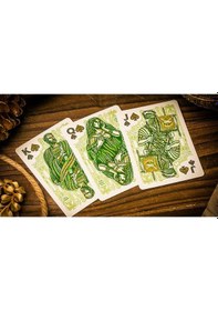 Resim Twpcc Riffle Shuffle Caesar Green Premium Oyun Kağıdı Koleksiyonluk İskambil Kartları 