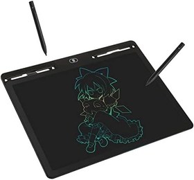 Resim LCD yazma tablet çizim boyama tahtası 16 inç yazı tahtası kaligrafi elektronik yeniden kullanılabilir dijital grafik Tablet pedi renkli ekran el yazısı eğitim aracı çocuk öğrenci için 