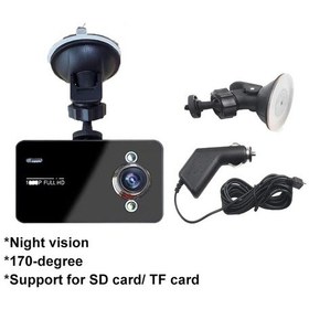 Resim Hd 1080p Araba Dvr Çift Lens Ön Kamera Dash Cam Video Kaydedici 6 Ir Işık 