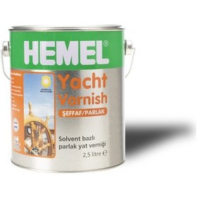 Resim Hemel Yat Verniği Parlak Şeffaf 2,5 Lt 