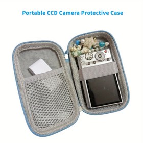 Resim Taşınabilir CCD Kamera Koruyucu Kılıf - EVA Malzeme, Kompakt Tasarım Çok Renk Seçeneği, Kamera Askısı ve Düzenleyici Cebi İçerir, Fotoğrafçılık Tutkunları İçin İdeal, Anneler Günü veya Yeni Yıl İçin Mükemmel Hediye, Fotoğrafçılık Ekipmanı | Kompakt Kamera Kılıfı | Dayanıklı Kamera Kılıfı, Kamera Çantası 