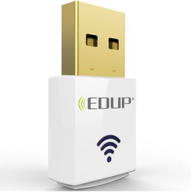 Resim Edup 600 Mbps Mini Kablosuz Çift Bant Wifi USB Adaptörü EP-AC1619 
