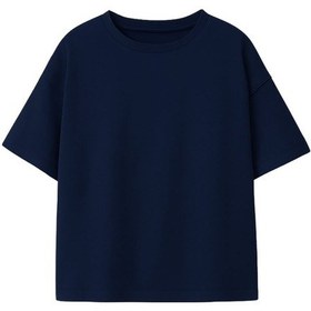 Resim Zuzunga Besic 4'lü Kız Çocuk T-shirt Beyaz - Pembe - Mor - Lacivert Çok Renkli 