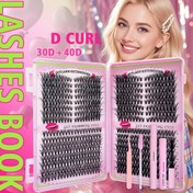 Resim 30D+40D+60D+80D/80D Kalın D Kıvrım Sahte Kirpikler Kabarık Karışım Cadılar Bayramı Sevgililer Günü Düğün Çeşitli Festivaller Etkinlikler Seyahat Pratik Taşınabilir Ucuz Kızlar İçin Olmazsa Olmaz Anneler Günü İlk Tercih Parti Sahne Festival Göz Makyajı Şık ve Dramatik D Kıvrım Karışımı, Doğal 