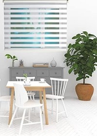 Resim Clariss ZEBRA STOR PERDE DÜZ KREM MUTFAK SALON BALKON - 120 x 200 