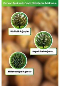 Resim Burkon Mekanik Ceviz Silkeleme Makinası 