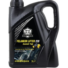 Resim Art Oil Felankor Lıfter 220 Asansör Yağı 3litre 