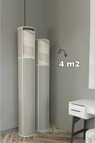 Resim Genel Markalar 6’lı Hava Geçiren Kapasiteli, Toz ve Nem Koruyucu PVC Pencereli Halı Kılıfı Hurcu – 4 m² 