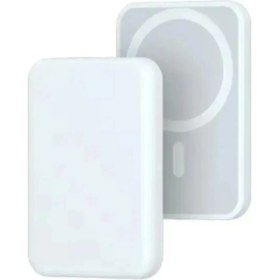 Resim Ziş Store Apple iPhone Uyumlu 5000 mAh Magsafe Powerbank Kablosuz Şarj Cihazı 