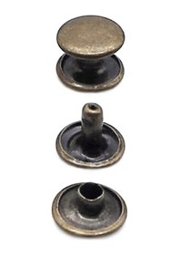 Resim 9 Mm 33,5 No Antik Renk 30 Adet Perçin Rivet 