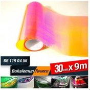 Resim Carub Far-Stop Filmi 30Cm X 1 M Bukalemun Oranj Turuncu 