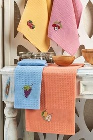 Resim 6 Parça Mutfak Kurulama Bezi 30 X 50 Cm Fruit 