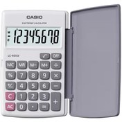 Resim Casio LC-401LV-WE 8 Hane Beyaz Cep Tipi Hesap Makinesi 
