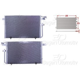 Resim Klıma Radyatoru 600x370x16 Audı 100 C4 2.4 1991-1994 4a0260403ab 