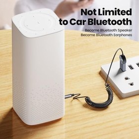 Resim Araç İçi Bluetooth 5.0 Adaptör - Mikrofonlu Eller Serbest Aux Alıcı - Kablolu Hoparlörü Kablosuza Çevirici Zr631 