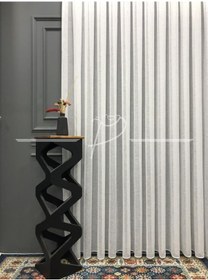 Resim Tül Perde1. Sınıf Foldet Zemin Keten Etek Kurşun Çok Renkli 