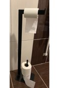 Resim RENKYAPI Tuvalet Kağıtlığı,yedekli Kağıtlık,banyo Wc Ayaklı Kağıtlık 