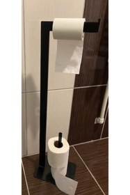 Resim RENKYAPI Tuvalet Kağıtlığı,yedekli Kağıtlık,banyo Wc Ayaklı Kağıtlık 