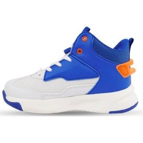 Resim Cool London Beyaz Bağlı Erkek Çocuk Basketbol Ayakkabı Beyaz 