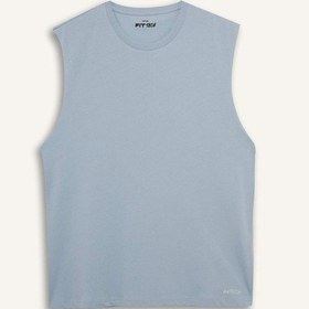 Resim Defacto Defactofit Boxy Fit Bisiklet Yaka Sporcu Atlet A1821ax25hsbe824 Mavi 