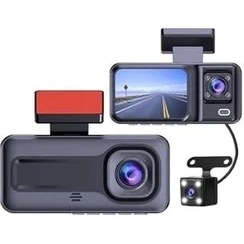 Resim Starseven H98 Full Hd 1080P Wi-Fi Full Hd 3 Kameralı Araç Içi Kamera Araba Güvenlik Kamerası Gece Görüşü Ön G 