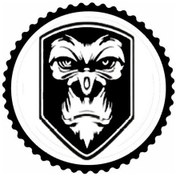 Resim Mızmız Maymun Tasarım Sticker 30 X 30 Cm 