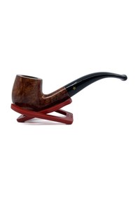Resim Şahin Sarı Yıldız Bent Billiard 9mm Filtreli Akrilik Saplı Pipo X-160 