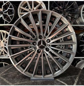 Resim 18 İnç 5x112 Mercedes Gun Metal Elmas Kesim Jant Modeli 4 Adet 