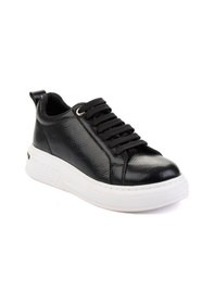Resim Bambi Siyah Beyaz Kadın Sneaker K01377024107 Siyah 