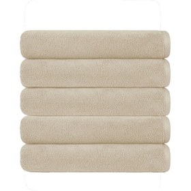 Resim 5 Li Otel Banyo Havlusu Pamuklu 90x150 Cm Renkli 16/1 Avs 580 Gr Kahverengi 