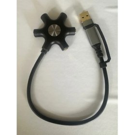 Resim Keepro 5 Çıkışlı USB Ses Kartı 5 Port USB Ses Kartı 