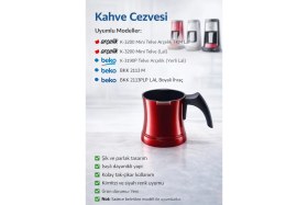 Resim Beko Büyük Kapasiteli Ibrik Çay ve Kahve Demleme Cezvesi 