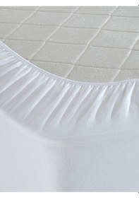 Resim Alez Pamuk Fitted Su Sıvı Geçirmez Yatak Koruyucu Alez Beyaz 