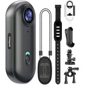 Resim Mini Wıfı Aksiyon Kamerası 1080p Taşınabilir Vücut Kamerası Giyilebilir Video Kaydedici Ipx7 Su Geçi 